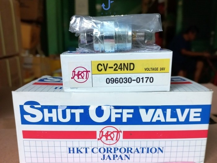 Fuel Shut Off Solenoid Valve HKT FORKLIFT DYNA CUMMINS ISUZU DENSO BOSCH ZEXEL NISSAN CV-24ND UNIVERSAL PN 096030-0170