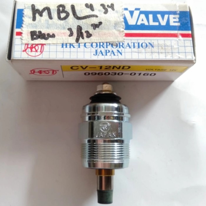 Fuel Shut Off Solenoid Valve HKT Toyota Dyna 12 Volt Hino Dutro 12 Volt CV-12ND UNIVERSAL PN 096030-0160