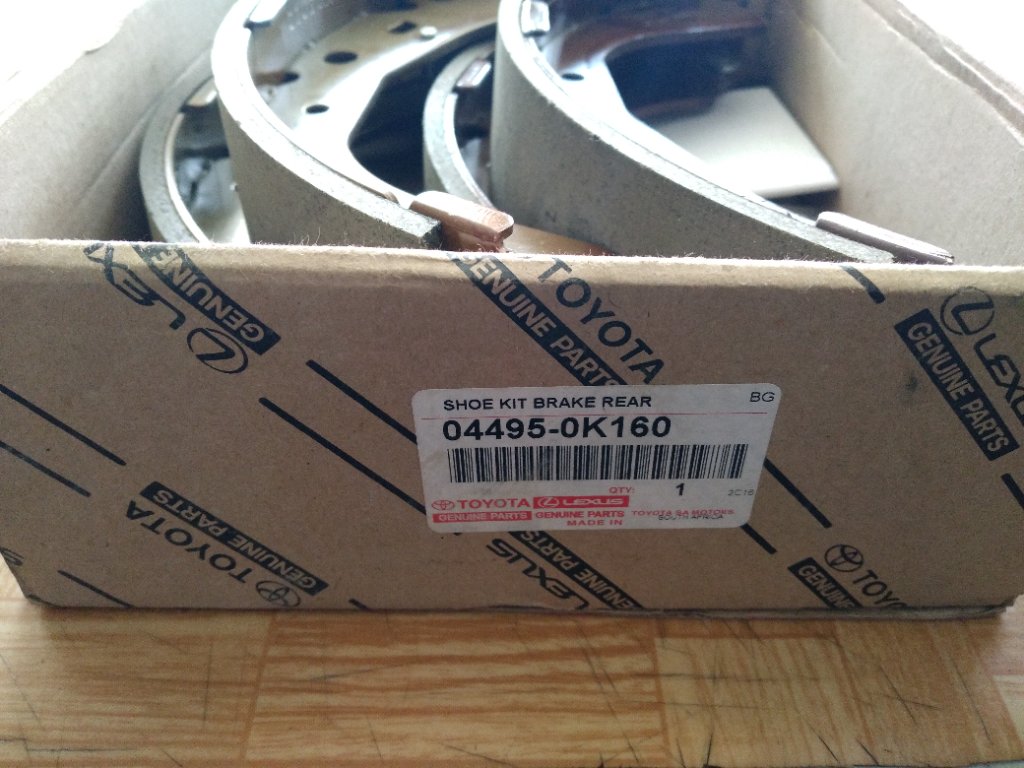 KAMPAS REM BELAKANG GENUINE TOYOTA HILUX SINGLE CABIN INNOVA REBORN 2015-ON PN 04495-0K160