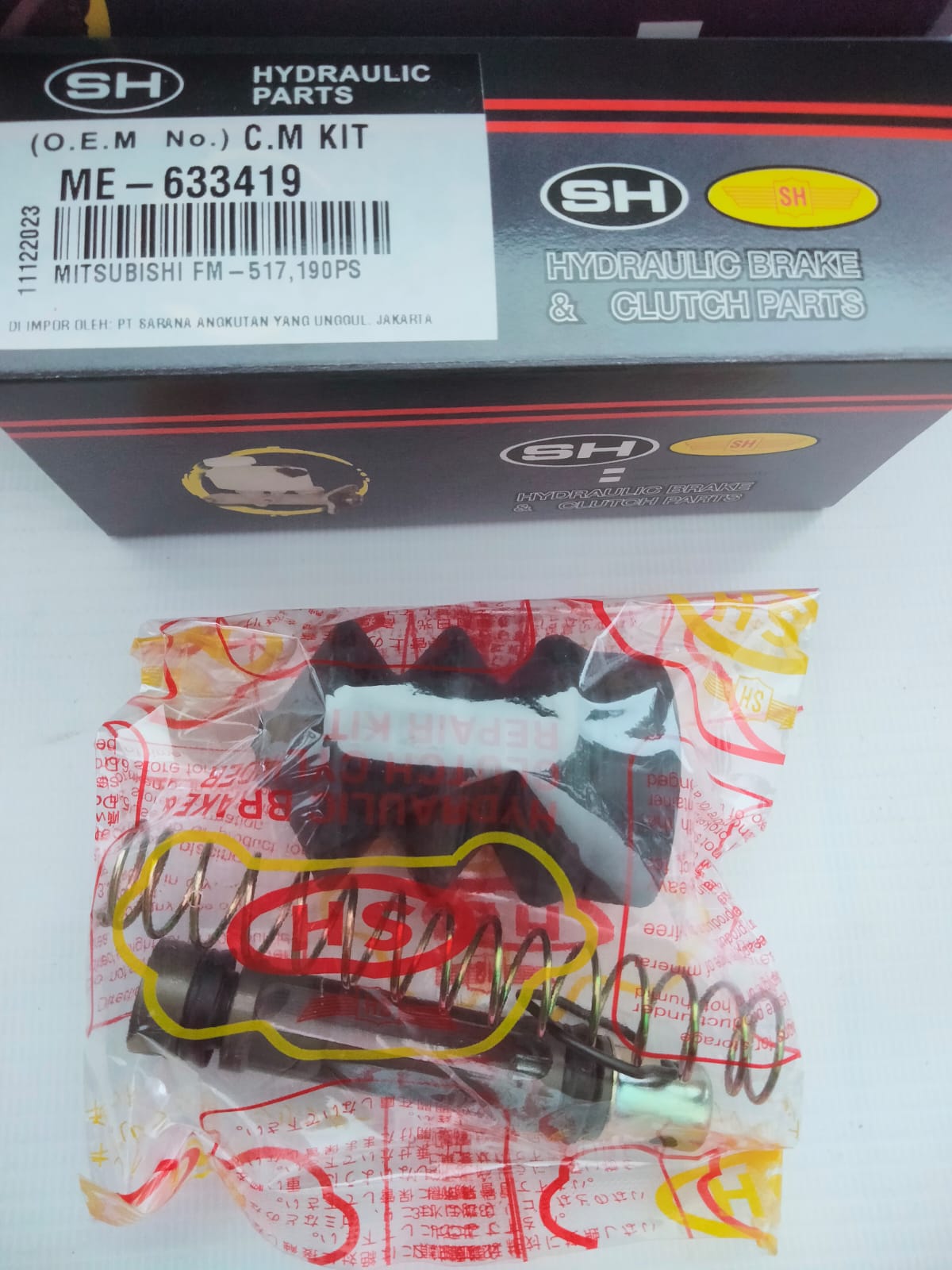 CM KIT MASTER KOPLING ATAS FM 512 PS 190 MEREK SH PN ME-633419 CM KIT MASTER KOPLING ATAS FM 512 PS 190 MEREK SH PN ME-633419