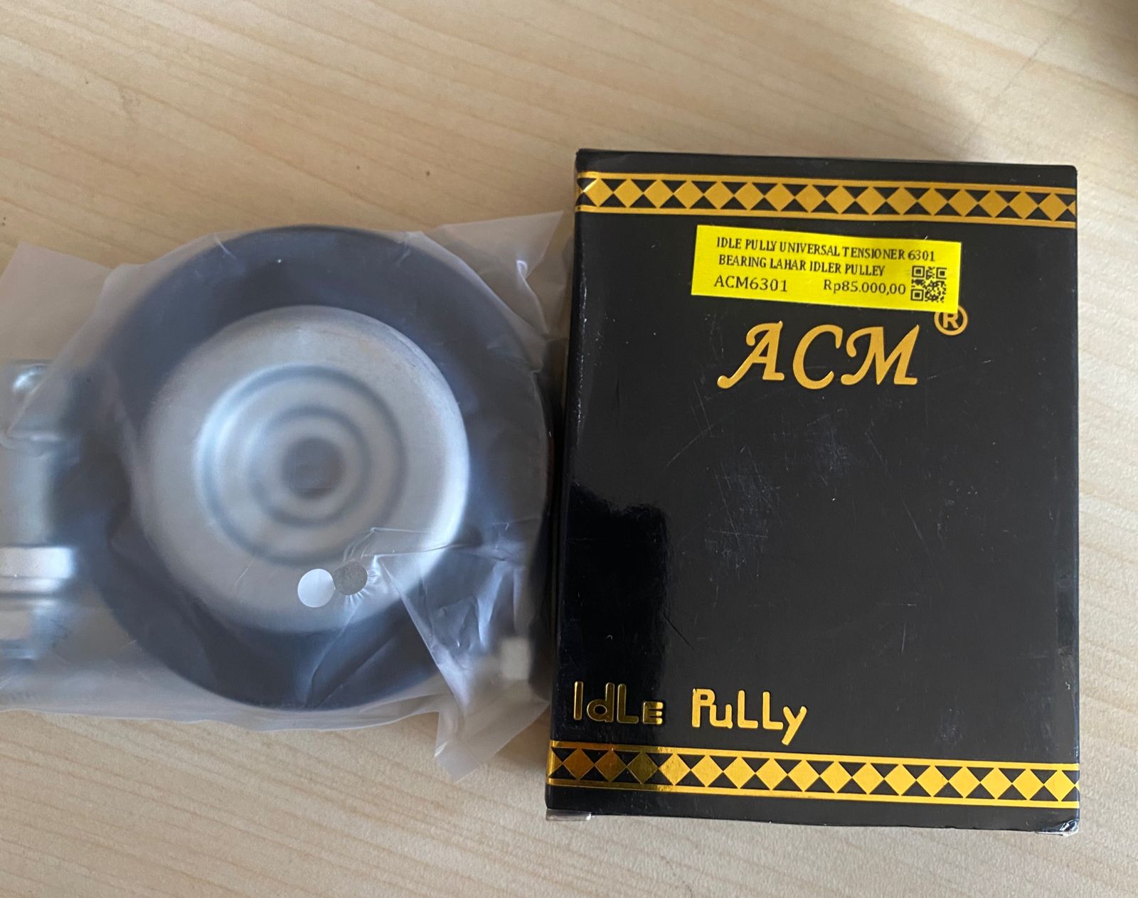 IDLE PULLY UNIVERSAL TENSIONER 6301 BEARING LAHAR IDLER PULLY MERK ACM