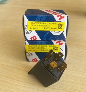 RELAY BOSCH 12 V ORIGINAL 4 KAKI ASLI ORI RELEY 4K UNIVERSAL