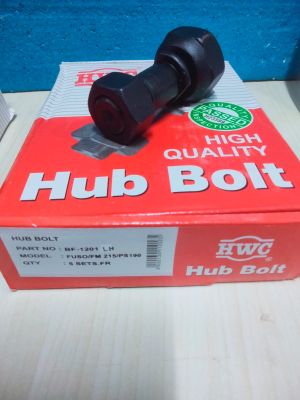 BAUT RODA DEPAN PENDEK FUSO GANJO PS190 6D22, PS220, 8DC LUBANG 8 KIRI LH (MC802140L) HWC BF 1201 LH