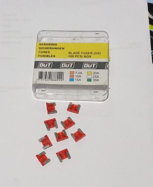 101419 Sekring DX 10 Ampere GUT