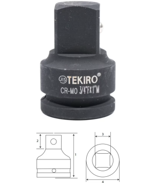ADAPTOR IMPACT TEKIRO UKURAN 3-4 F X 1 M PN IS-AI0753