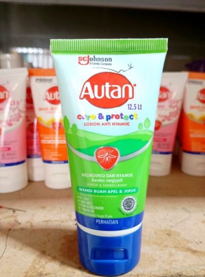 Autan Apel jeruk Lotion anti nyamuk Tube 50ml