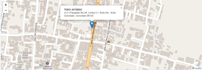 GOOGLE MAPS TOKO SSTINDO