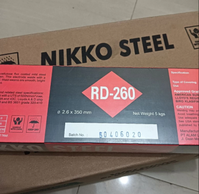 Kawat Las NIKKO Steel RD-260 uk 2.6 @5kg