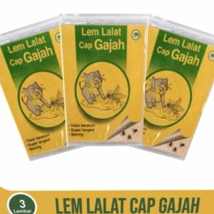 LEM Lalat Kertas Cap Gajah 3s 1 karton (120 Pcs)