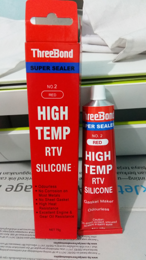 LEM THREEBOND MERAH Red rtv No.2 High temp silicone 30 gram