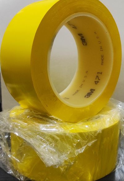 Lakban 3M pita Yellow Tape tipe 471 uk 2 Inch 3M