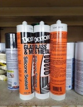 Lem Silicon SEALENT GLASS METAL White Dextone 300ml