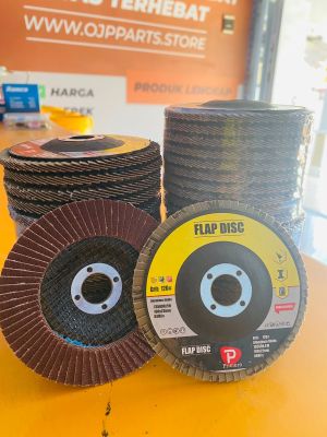 MATA GURINDA POLES ROHA FLAP DISC 4 INCH (100 x 16mm) GRADE 120