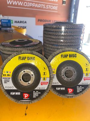 MATA GURINDA POLES ROHA FLAP DISC 4 INCH (100 x 16mm) GRADE 80