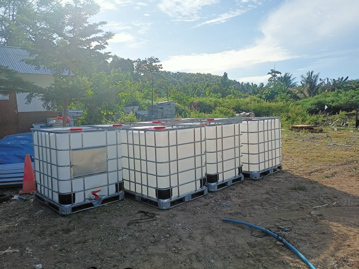 OJP PARTS SUPLAI TANGKI IBC GORONTALO UNTUK PENYIMPANAN BBM