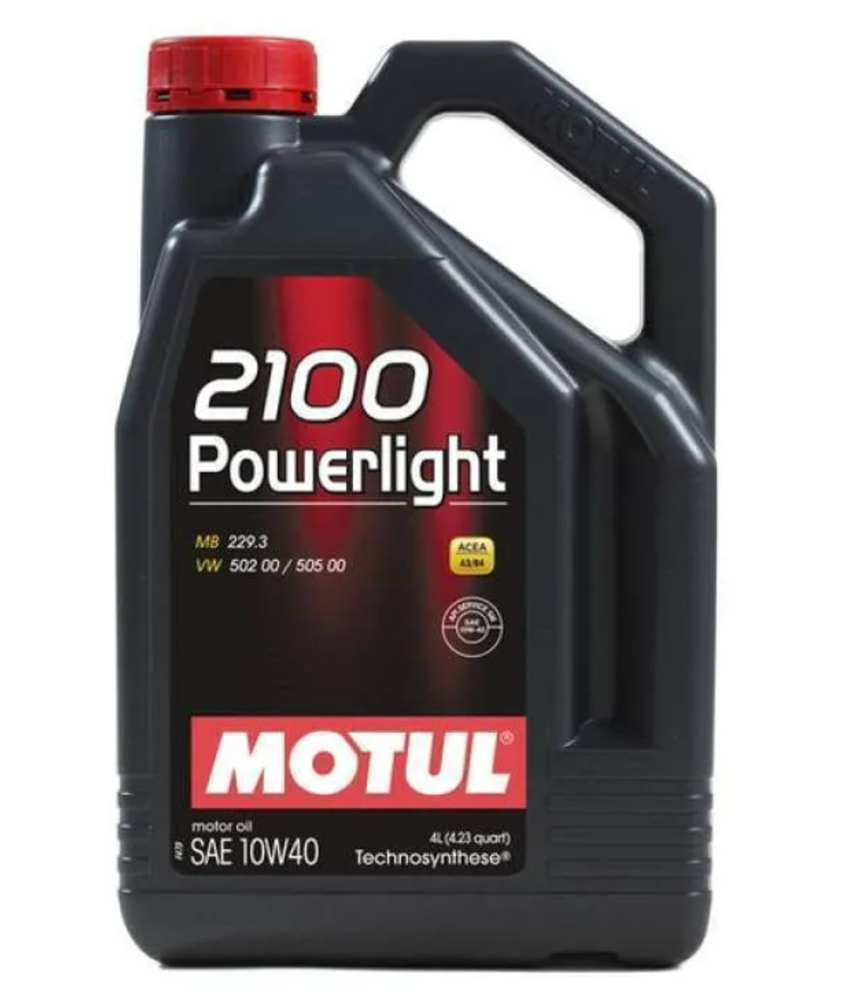 OLI BENSIN 4 TAK MOTUL 2100 POWERLIGHT 10W40 4 Liter