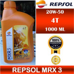 OLI Mesin Motor 4TAK REPSOL MXR 3 SAE 20W-50 SG MA 1 Liter