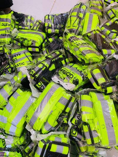 ROMPI SAFETY VEST ELASTIC HIJAU GOSAVE