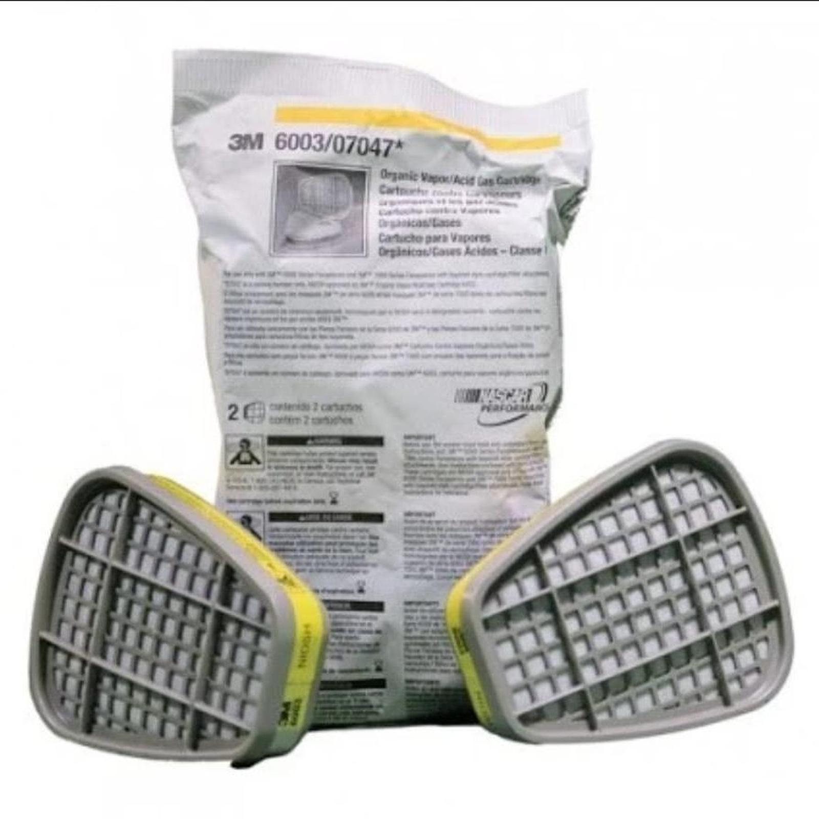 Respirator Cartidge 3m 6003 Double Respirator Acid Gas Cartridge SET