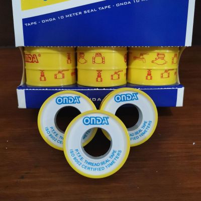 Seal Tape Onda (PTFE Thread Seal Tape) UK 12mm x 0.075mm x 10m