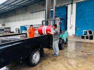TOKO SSTINDO PENJUALAN DOOR TO DOOR SERVICE OLI PERTAMINA RORED KE PABRIK JAGUNG GORONTALO 4