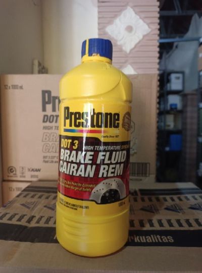 Minyak Rem Warna Bening Prestone Brake Fluid DOT 3 1000 ML