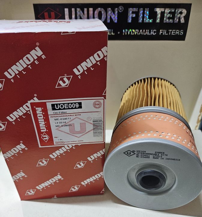 FILTER OLI UNION HYUNDAI Robex 215-7 R210-7H MITSUBISHI FUSO PS190 6D16T KATO CAT KOBELCO PN UOE009-00