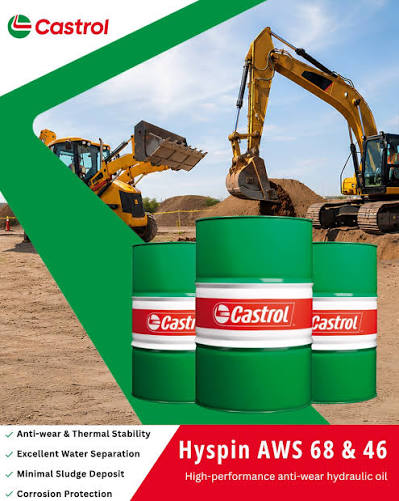 OLI HIDROLIK CASTROL HYSPIN AWS 46 AWS 68 (209L) HEAVY DUTY